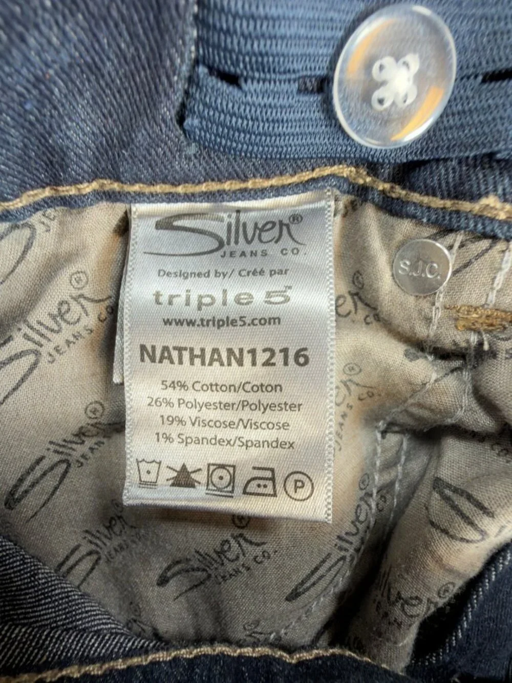 Silver Jeans Nathan Skinny Jeans Boys 12 Dark Wash Stretch Denim NWT